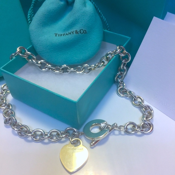 Tiffany & Co. Jewelry - Authentic TIFFANY & CO Toggle Heart Necklace
